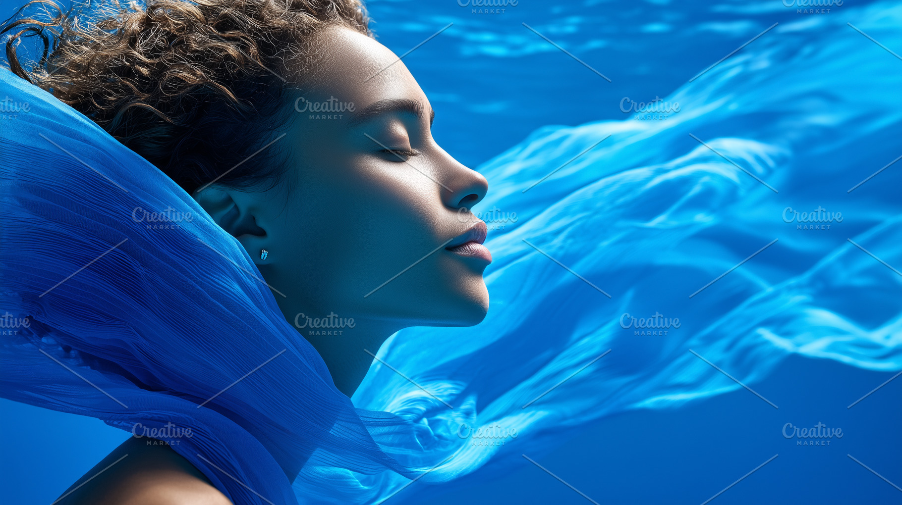 Beautiful woman with closed eyes, a Beauty & Fashion Photo by MistyDay