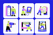 Machine Illustration Art Set, a Technology Illustration by Brickclay (Thumbnail 7 of 9)