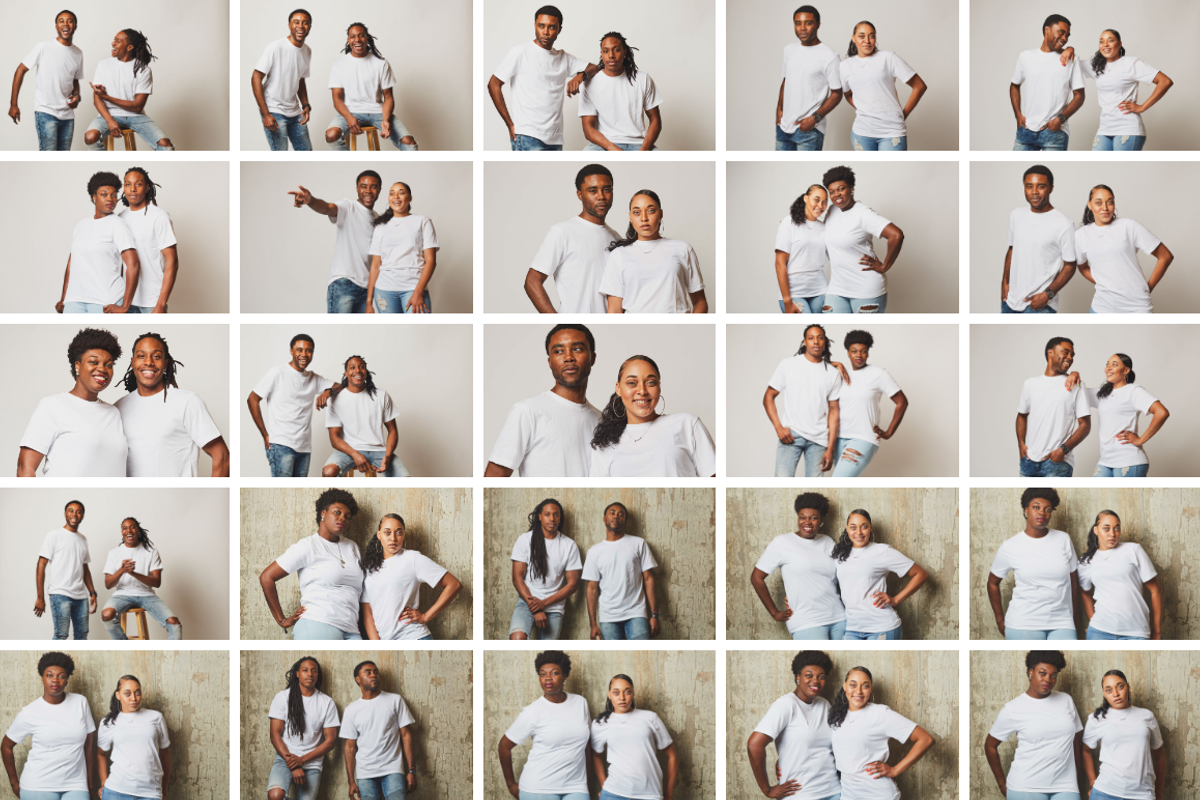 2 African American T-Shirt Models, a Person Photo by Eye for Ebony (Photo 2 of 2)