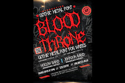 BloodThrone Gothic Metal Font, a Script Font by Art StoreID (Thumbnail 3 of 12)