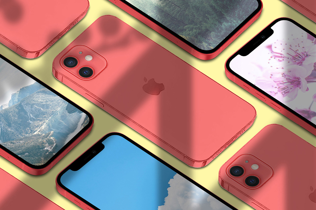 3D iPhone Presentation Mock-Up 07, an iPhone Mockup by Graphicsworld125 (Photo 1 of 10)