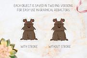 Funny cartoon purebred dogs, an Animal Illustration by Boo Guevara Shop (Thumbnail 2 of 5)