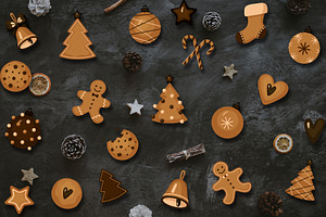 Christmas Cookies & Lettering