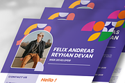 Creative Resume & Cover Letter, a Resume Template by SquidPixey (Thumbnail 4 of 6)