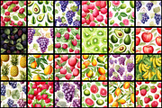 Watercolor Fruits Seamless Pattern, a Pattern Graphic by Forhadx5 (Thumbnail 3 of 7)