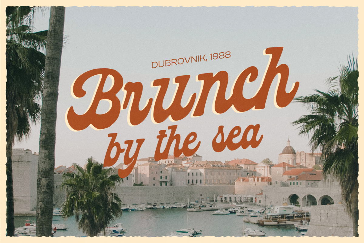 Realro - Handmade 60s Retro, a Script Font by Pandeka Studio (Photo 8 of 9)