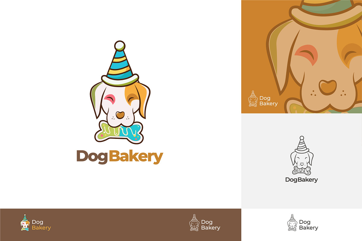 Dog bakery vector, a Branding & Logo Template by agora