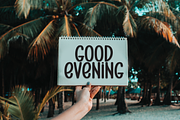 Midnight Happiness | Script Font, a Script Font by Scratchones (Thumbnail 3 of 8)