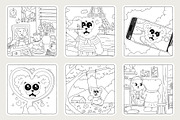 Coloring Book - Bear Stories, an Illustration by Alina Sh (Thumbnail 5 of 9)
