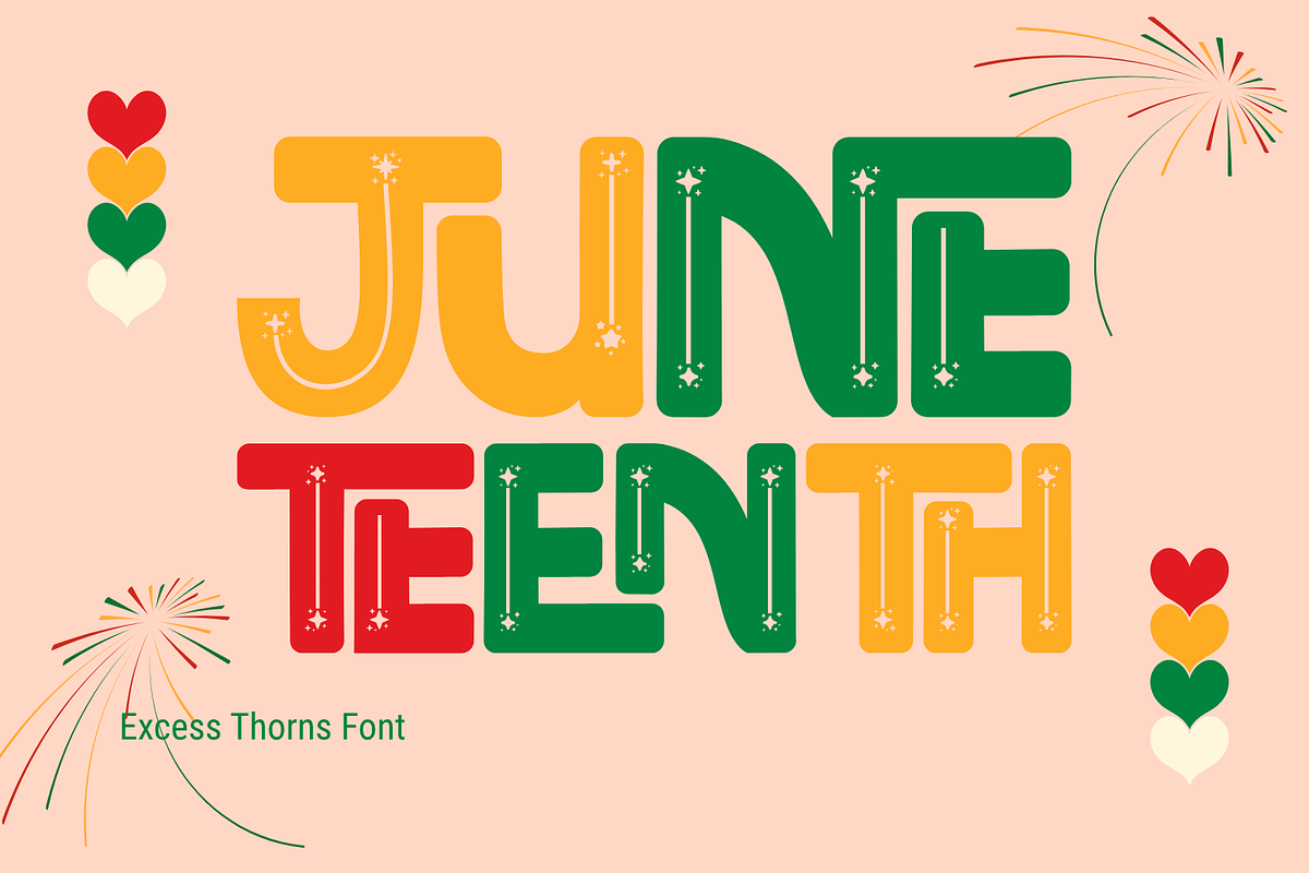 Excess Thorns - Playful Font, a Sans Serif Font by 177Studio (Photo 3 of 8)
