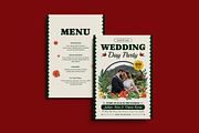 Flowrist Couple Wedding Invitation, an Invitation Template by iDoodle Studio (Thumbnail 1 of 4)