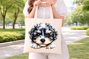 watercolor funny peeking dogs clipar, an Illustration by GatewayDesign (Thumbnail 7 of 9)