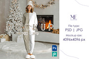 Women’s Pajama Mockup Adult Loungew, a Mockup by Mie Mockup Studio (Thumbnail 1 of 7)