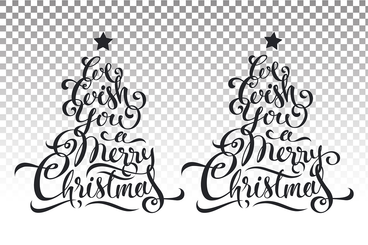 Merry Christmas Calligraphy, a Decorative Illustration by Margo Miller (Photo 16 of 24)