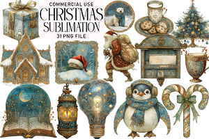 Christmas Sublimation Bundle, an Illustration by Daily.Designs