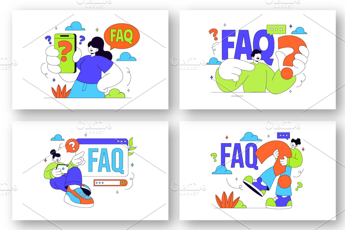 10 Frequently Asked Questions, a Technology Illustration by denayunebgt (Photo 2 of 4)