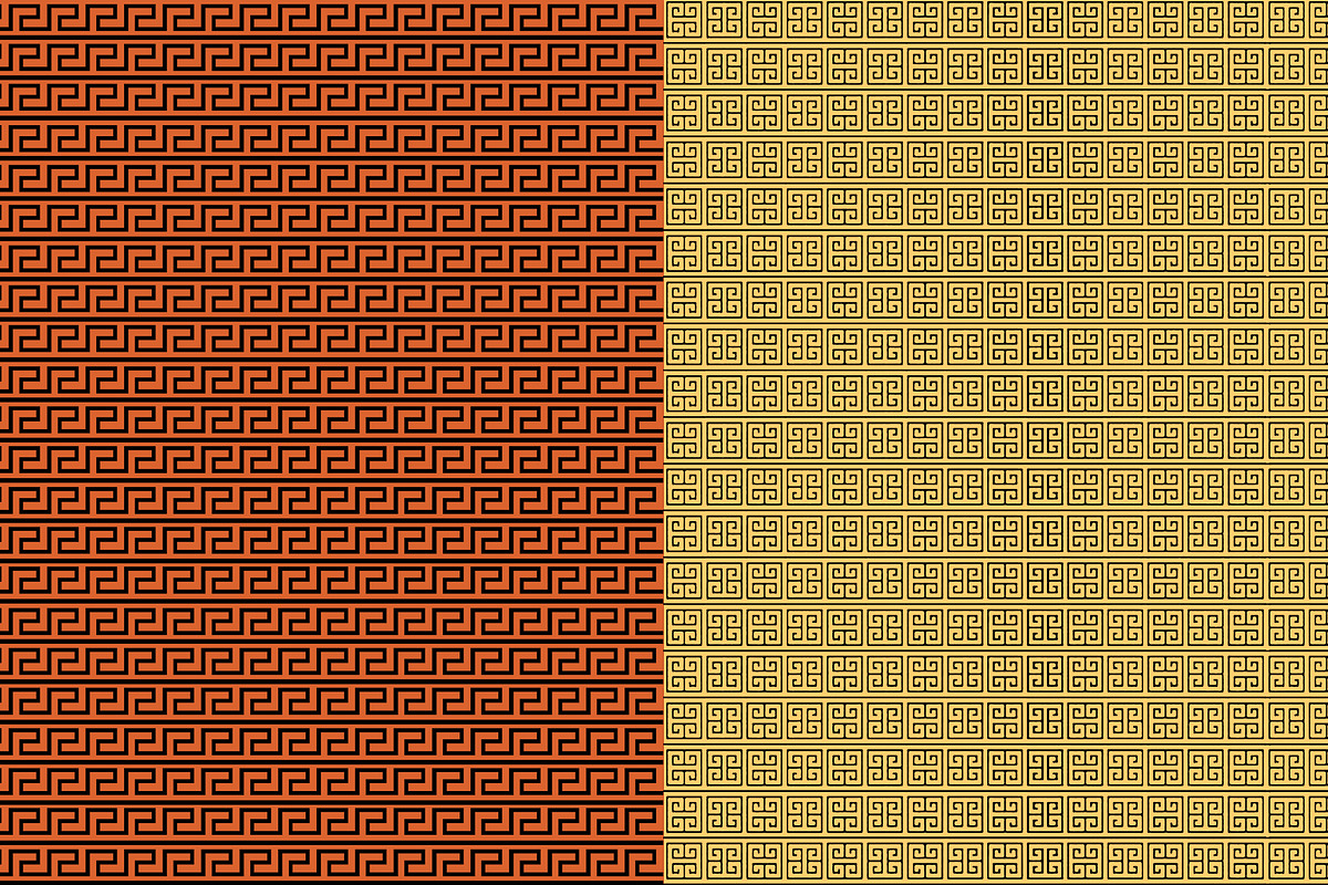 10 Ancient Greek Patterns, a Pattern Graphic by 3Y_Design (Photo 5 of 7)