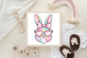 Easter Bunny Coquette PNG, an Illustration by CraftArtStudio (Thumbnail 4 of 4)