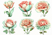 Whimsical Spring Flower clipart, an Illustration by Designworld (Thumbnail 2 of 8)