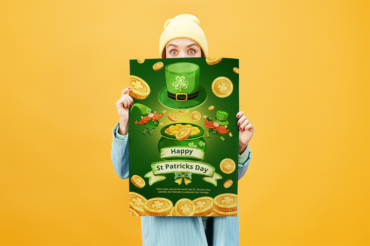 Lucky Leprechaun Bash Watercolor, an Object Illustration by CreativeValuation (Photo 13 of 13)