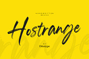 Hostrange, a Script Font by Ditatype (Thumbnail 1 of 10)