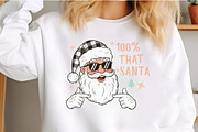 100% That Santa Sublimation PNG, an Illustration by Craft Nest (Thumbnail 6 of 6)
