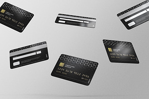 Credit Card Mockup, a Print Template by PrexTheme