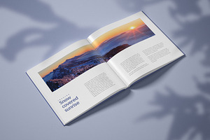 Square Catalogue, Magazine Mockup