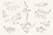Dinosaur adventure, a Pattern Graphic by GooseFrol (Thumbnail 4 of 8)