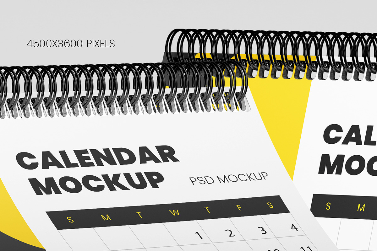 6 Desk Calendar Mockups, a Print Template by Graphic Bird (Photo 9 of 10)