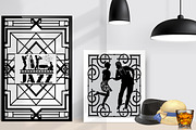 Gatsby Style Jazz Couples AI EPS PNG, an Illustration by FrankiesDaughtersDesign (Thumbnail 6 of 8)
