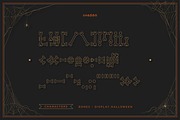 Bones Halloween Display Font, a Serif Font by infernostudio3 (Thumbnail 10 of 11)