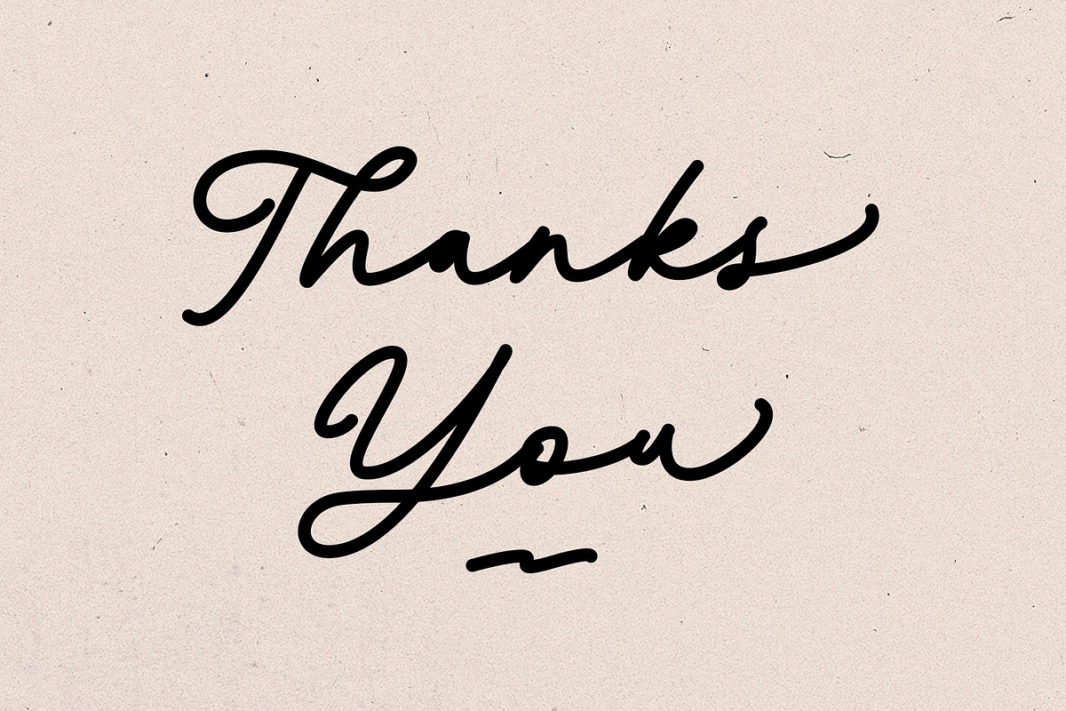 October Shine Monoline Font, a Handwritten Font by RantautypeStudio (Photo 17 of 17)