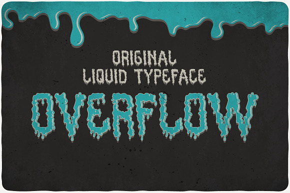 Overflow Typeface preview 8