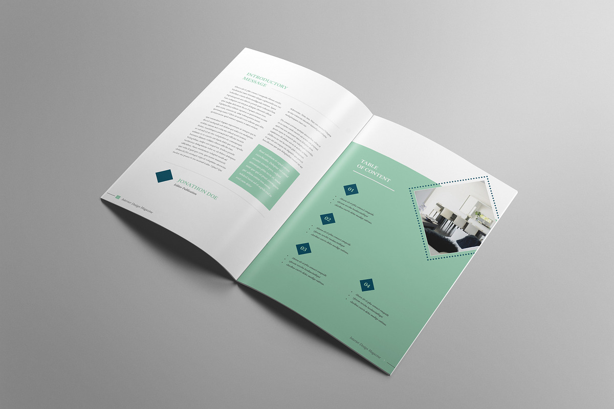Interior Design Magazine Lookbook, a Magazine Template by Layout Design (Photo 2 of 13)