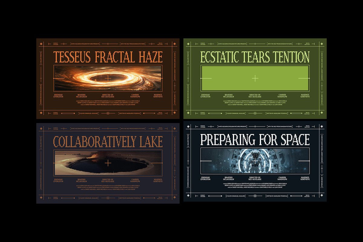 Sci-Fi Movie Titles, a Design Template by pixelbuddha.net (Photo 8 of 14)