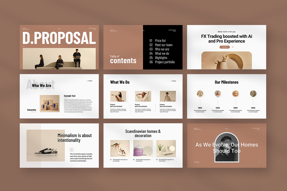Interior Design Proposal, a Presentation Template by KreateTribe (Photo 5 of 5)