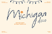 CS Michigan Disco, a Handwritten Font by Craft Supply Co. (Thumbnail 1 of 8)
