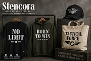 Stencora, a Sans Serif Font by Wow Magic (Thumbnail 4 of 5)
