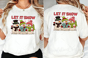 Let It Snow, Crochet Snowman Png, an Illustration by OK Design (Thumbnail 4 of 6)