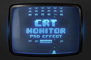 CRT Monitor Effect, a Templates & Theme by Avelina Studio