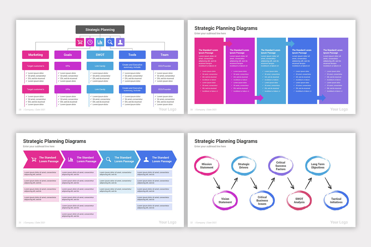Strategic Planning Keynote Diagrams, a Presentation Template by SlideOne (Photo 6 of 6)
