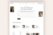 Amelia - Feminine WordPress Theme, a WordPress Template by Creative Her (Thumbnail 7 of 7)