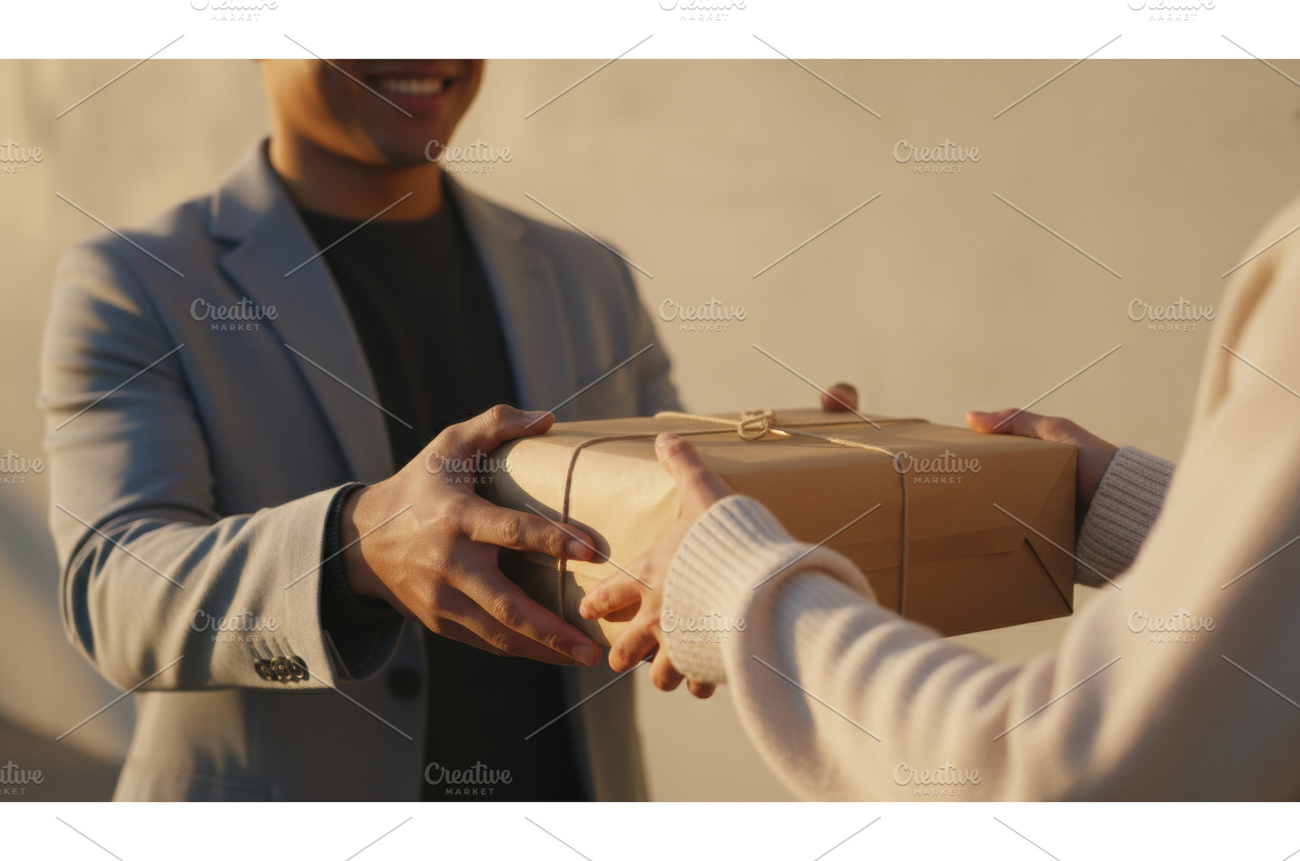 Close up of hands exchanging a brown, a Transportation Photo by Igor Tichonow