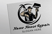 House Repair Build Handyman Logo, a Branding & Logo Template by FusionadCreates (Thumbnail 3 of 4)