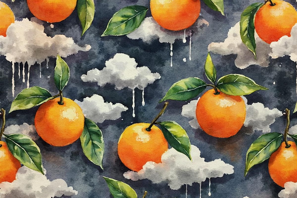 Oranges Seamless Pattern, a Pattern Graphic by PLUM&FIGS (Photo 1 of 5)