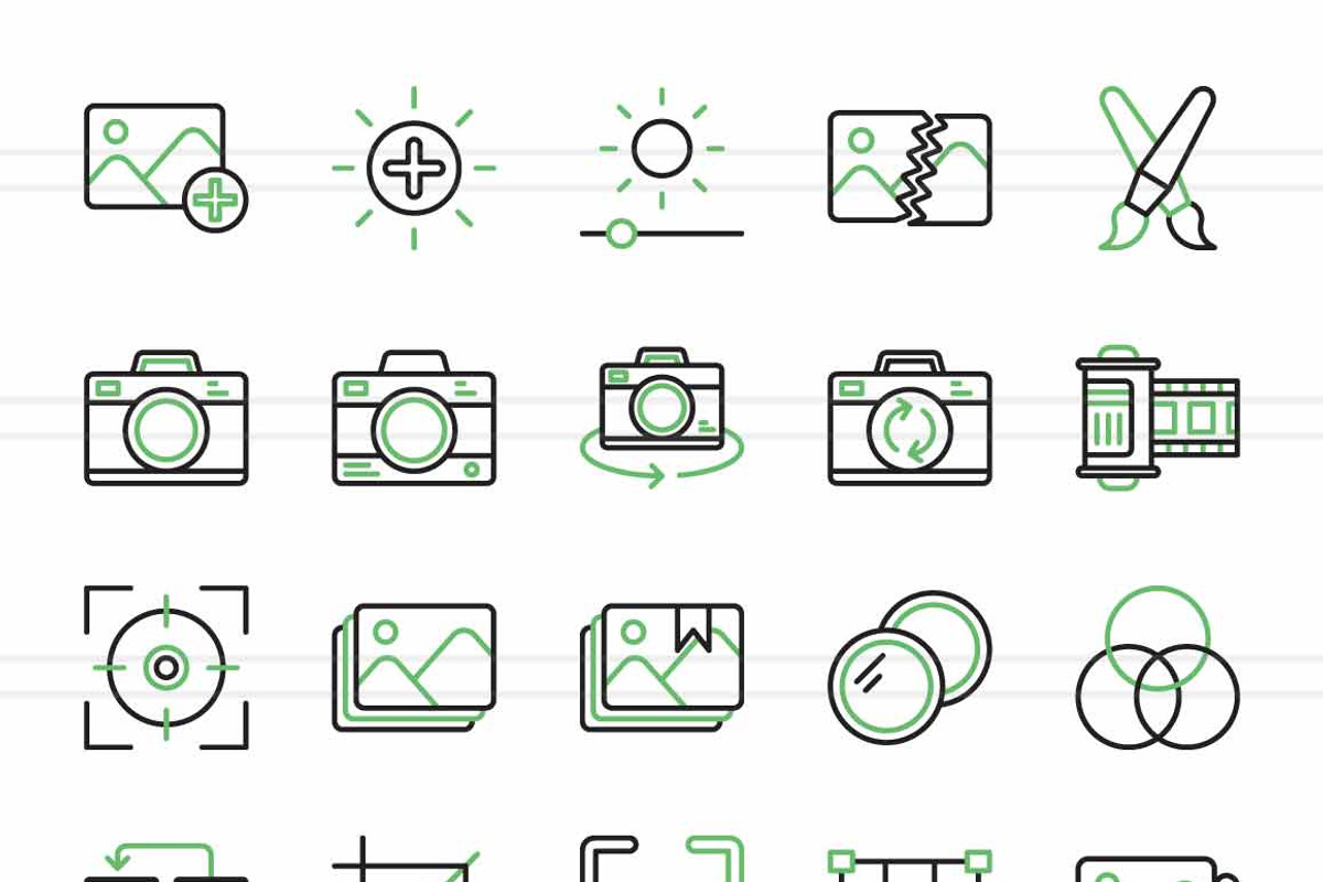 50 Picture Editing Green & Black, an Icon by IconBunny (Photo 2 of 2)