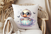 Spooky Pastel Chibi Goose PNG, an Illustration by Pixels.Craft (Thumbnail 7 of 7)