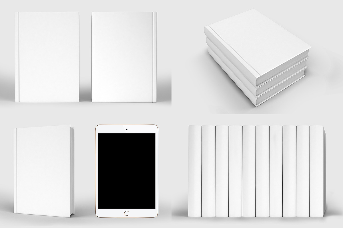 Book Mockup Vol 2, an iPad Mockup by Honnum Graphic Art (Photo 10 of 13)