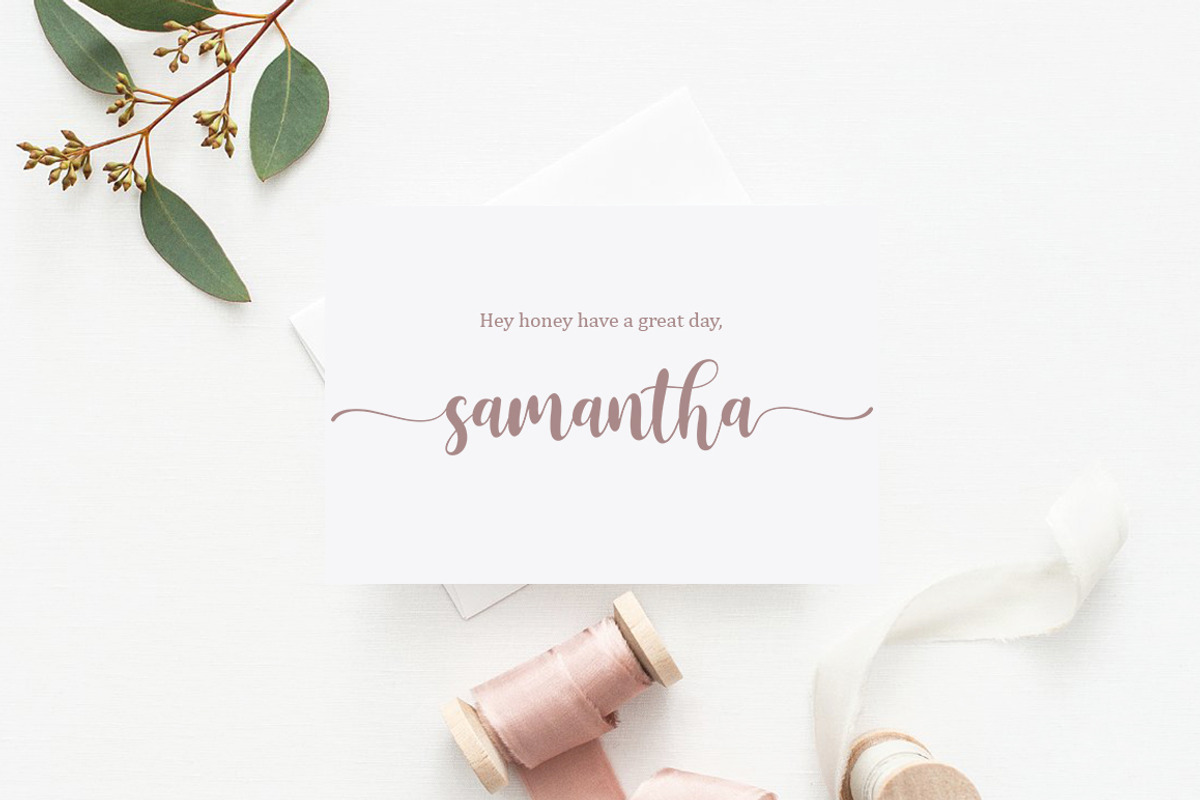 Sophia Bianca | Lovely Fonts, a Script Font by Bosstype Studio (Photo 7 of 10)